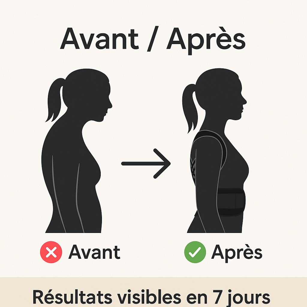Correcteur de Posture Confort Redressez votre dos, changez votre vie