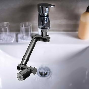 Embout de Robinet Rotatif 1440° - Anti-éclaboussures & Économie d’Eau