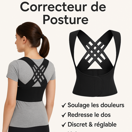 Correcteur de Posture Confort Redressez votre dos, changez votre vie